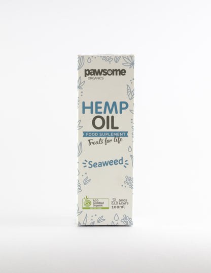 Pawsome Organics Certified Organic Hemp Oil and Seaweed 100ml