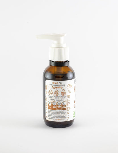 Pawsome Organics Certified Organic Hemp Oil and Turmeric 100ml