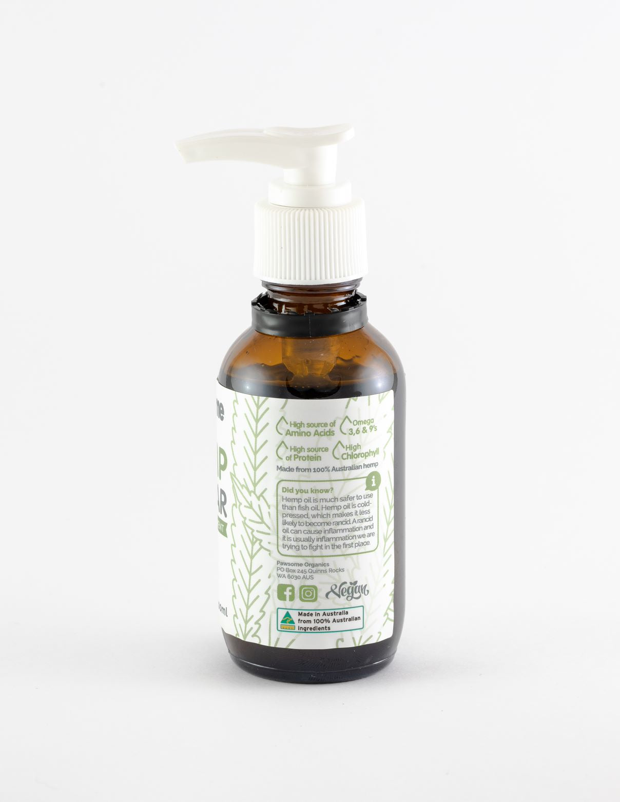 Pawsome Organics Certified Organic Hemp Nectar 100ml