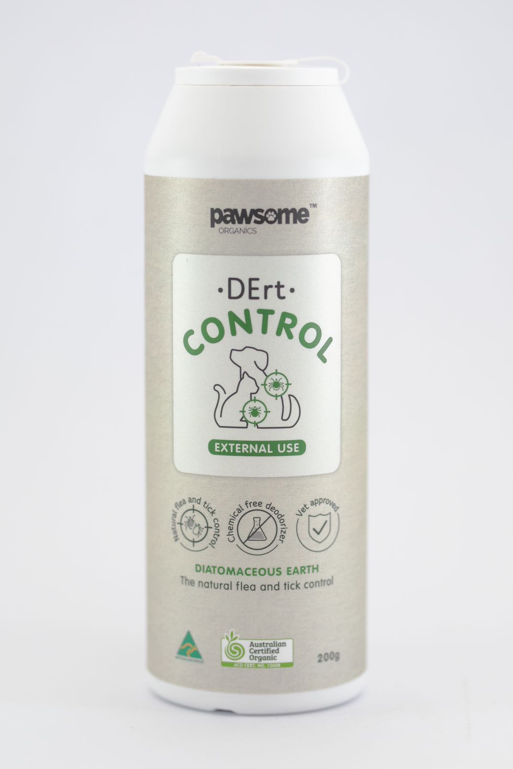 Pawsome Organics Certified Organic DErt Control™️ 200g