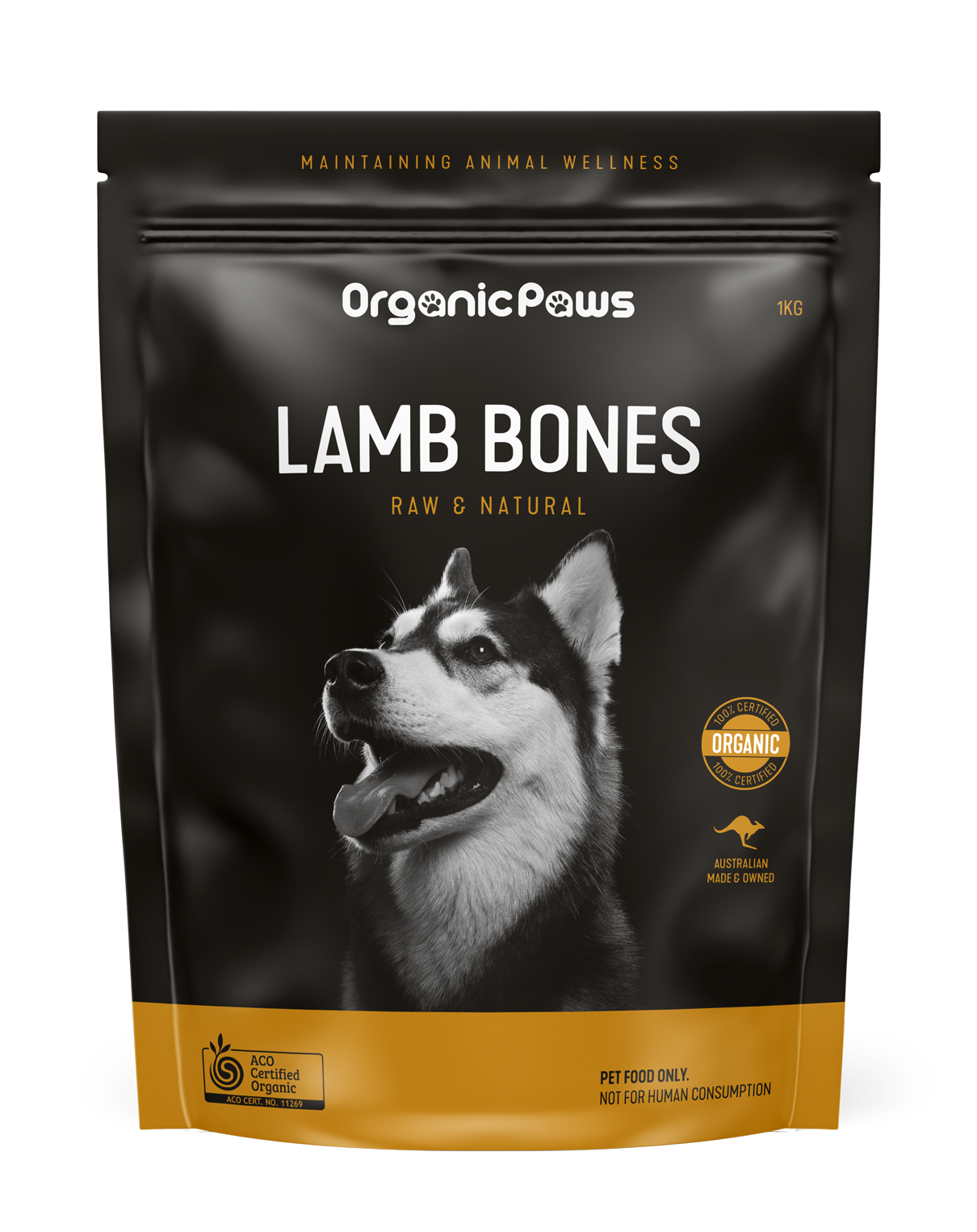 OrganicPaws Lamb Bones(6 packs/carton)