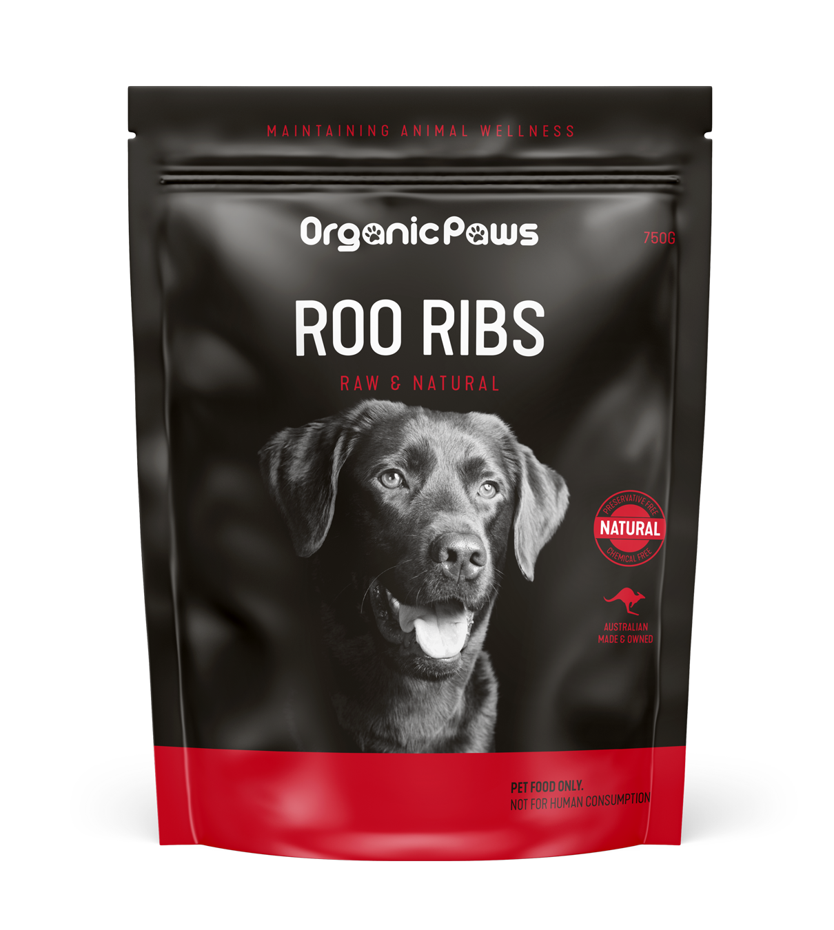 OrganicPaws Roo Ribs(8 packs/carton)