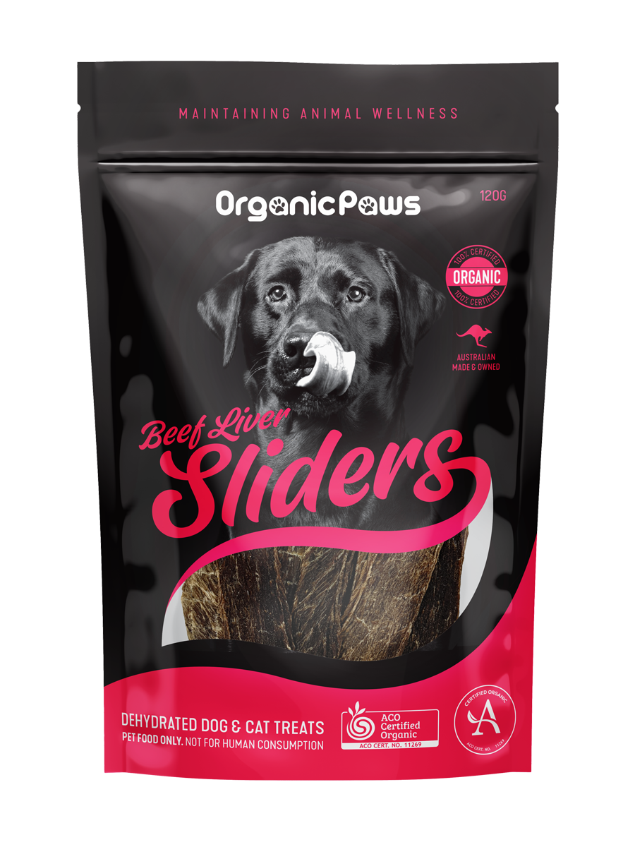 OrganicPaws Beef Liver Sliders