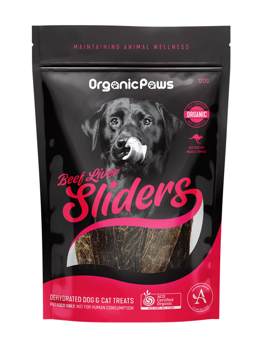 OrganicPaws Beef Liver Sliders