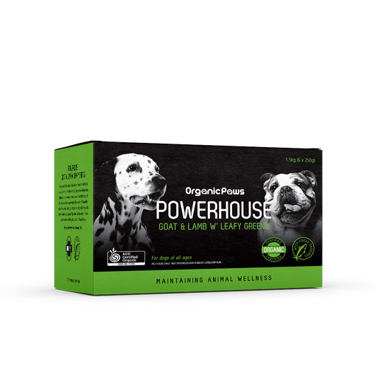 OrganicPaws Powerhouse Goat & Lamb with Leafy Greens(6 packs/carton)